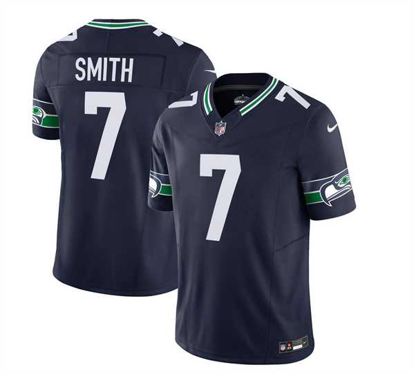 Men & Women & Youth Seattle Seahawks #7 Geno Smith 2023 F.U.S.E. Navy Limited JerseyMens Seattle Seahawks #7 Geno Smith 2023 F.U.S.E. Navy Limited Football Stitched Jersey